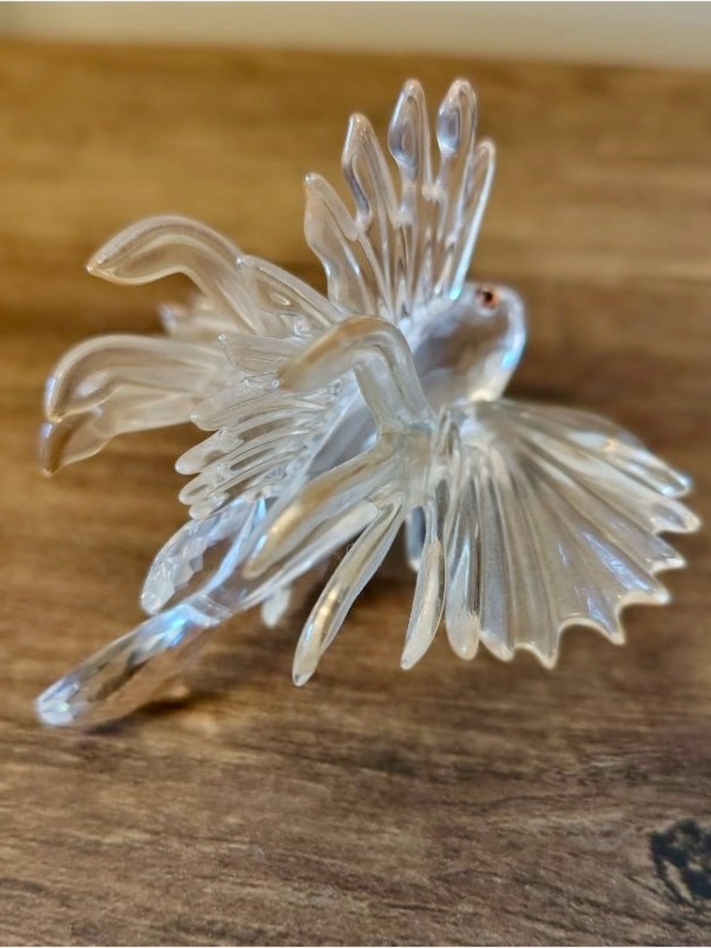 Swarovski Crystal Clear Lion Fish South Sea Figurine - 3” X 2” - Picture 12 of 14